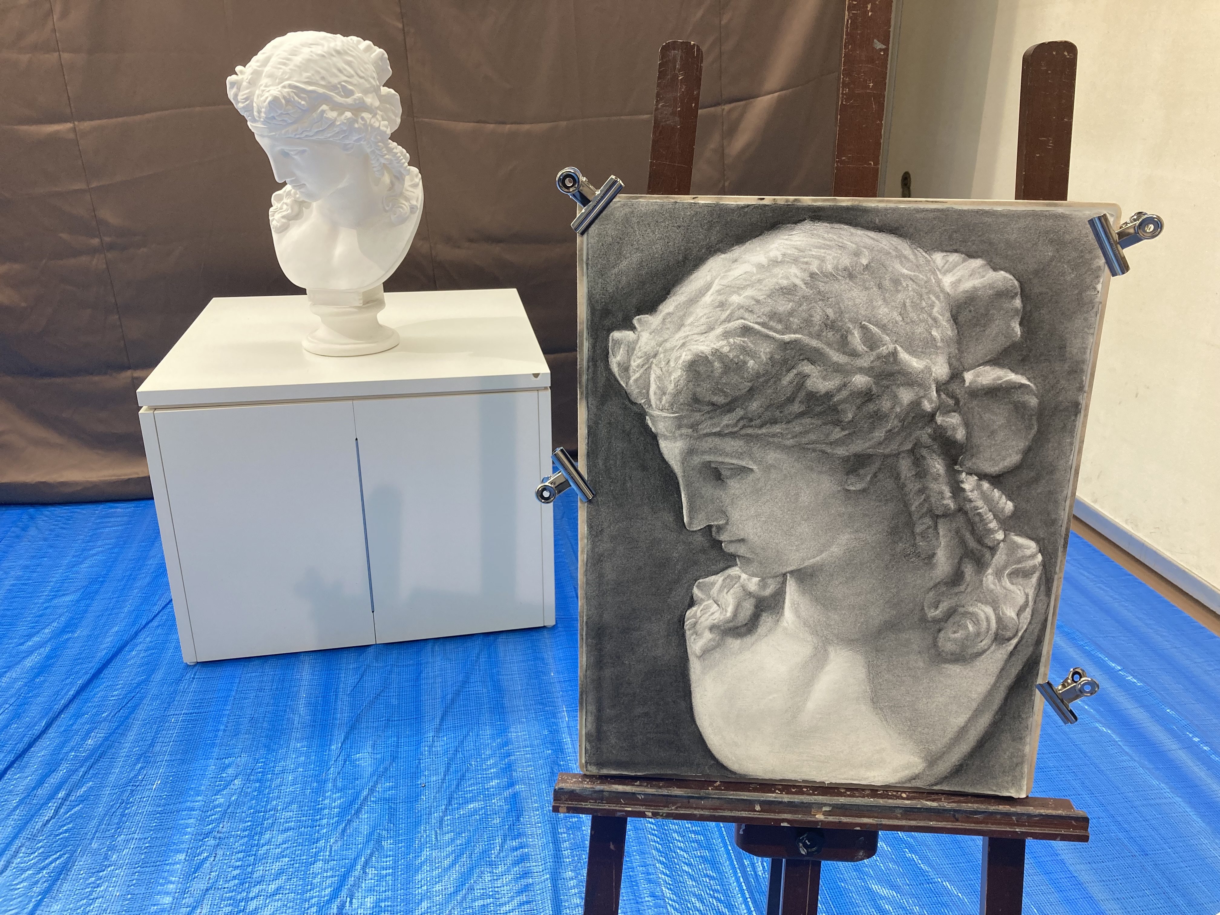 本木先生 制作絵画
