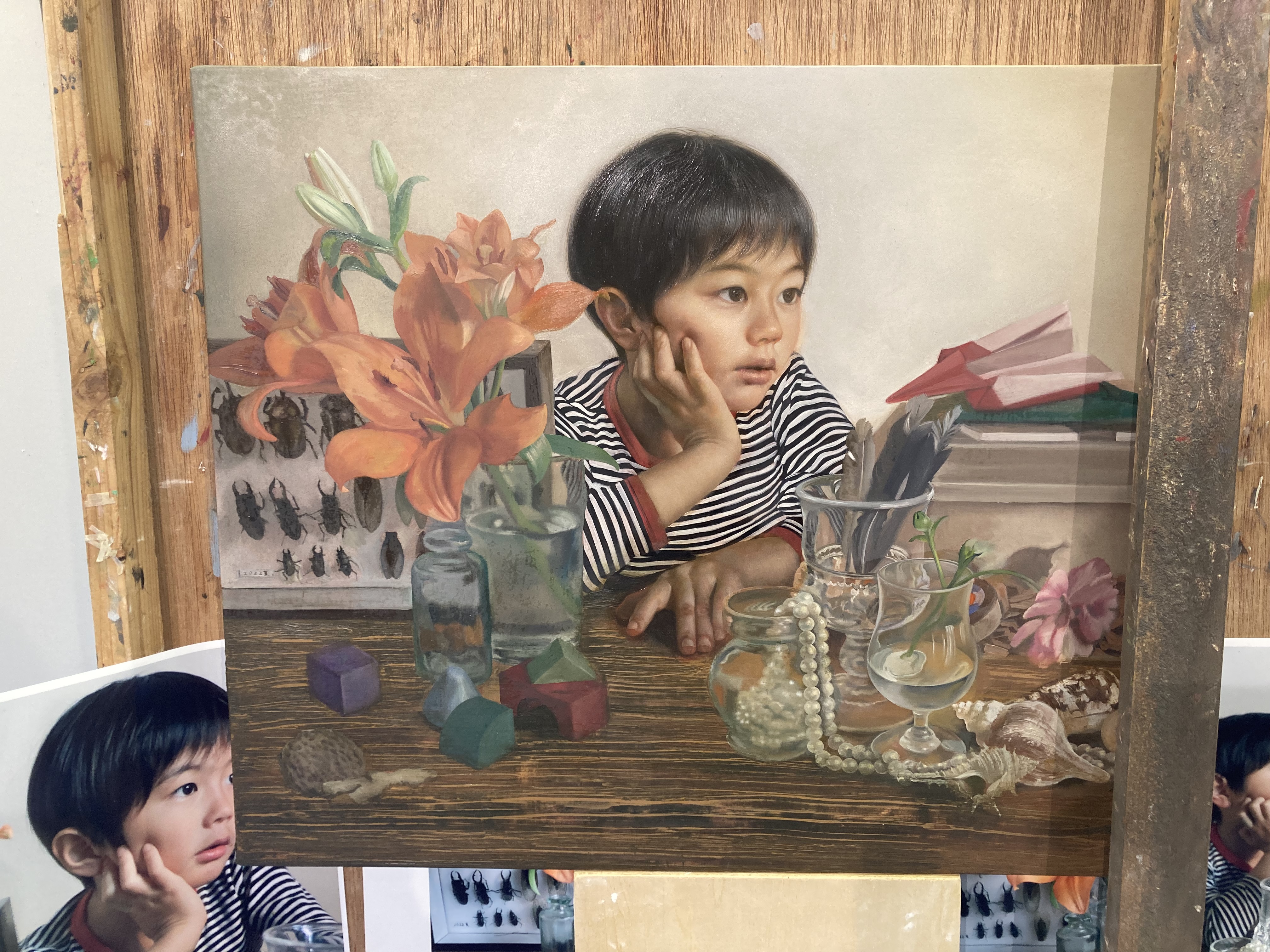 靏先生 制作絵画